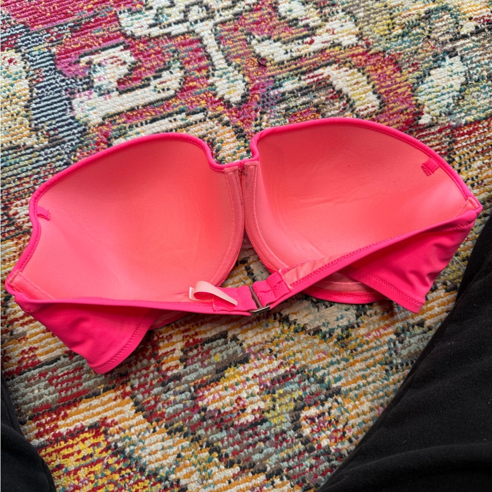 Victorias Secret Pink Strapless Bikini Top - Picture 2 of 3